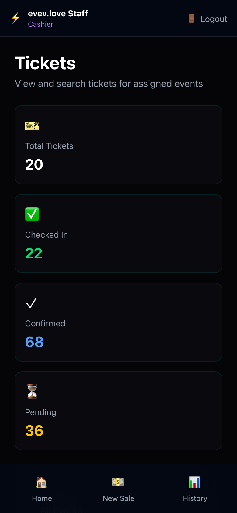 Tickets Lookup